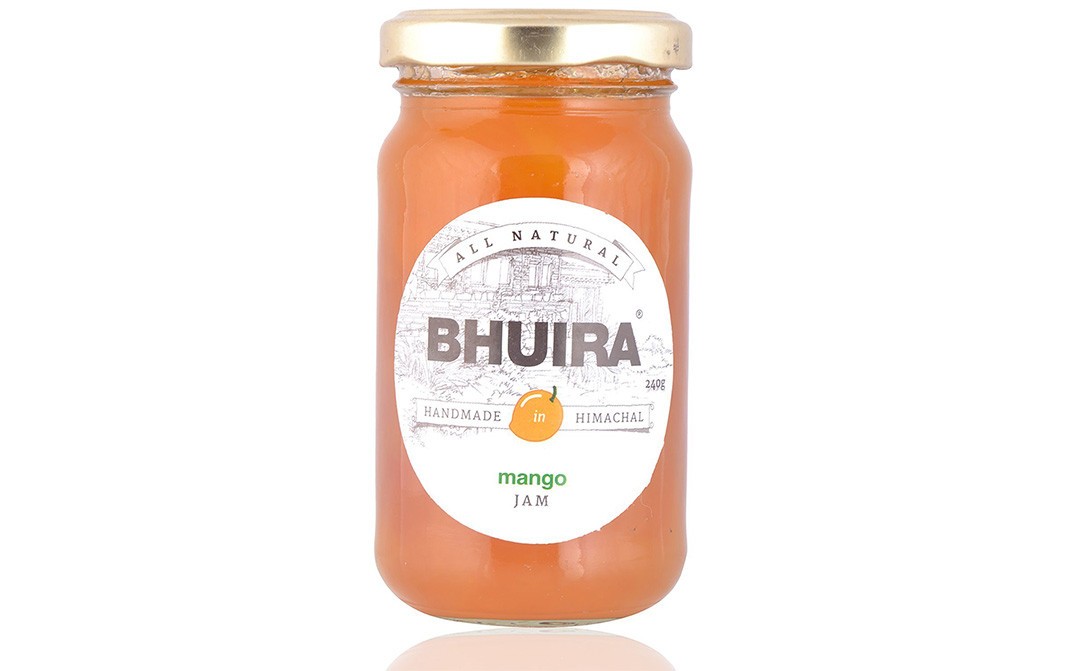 Bhuira Mango Jam    Glass Jar  240 grams